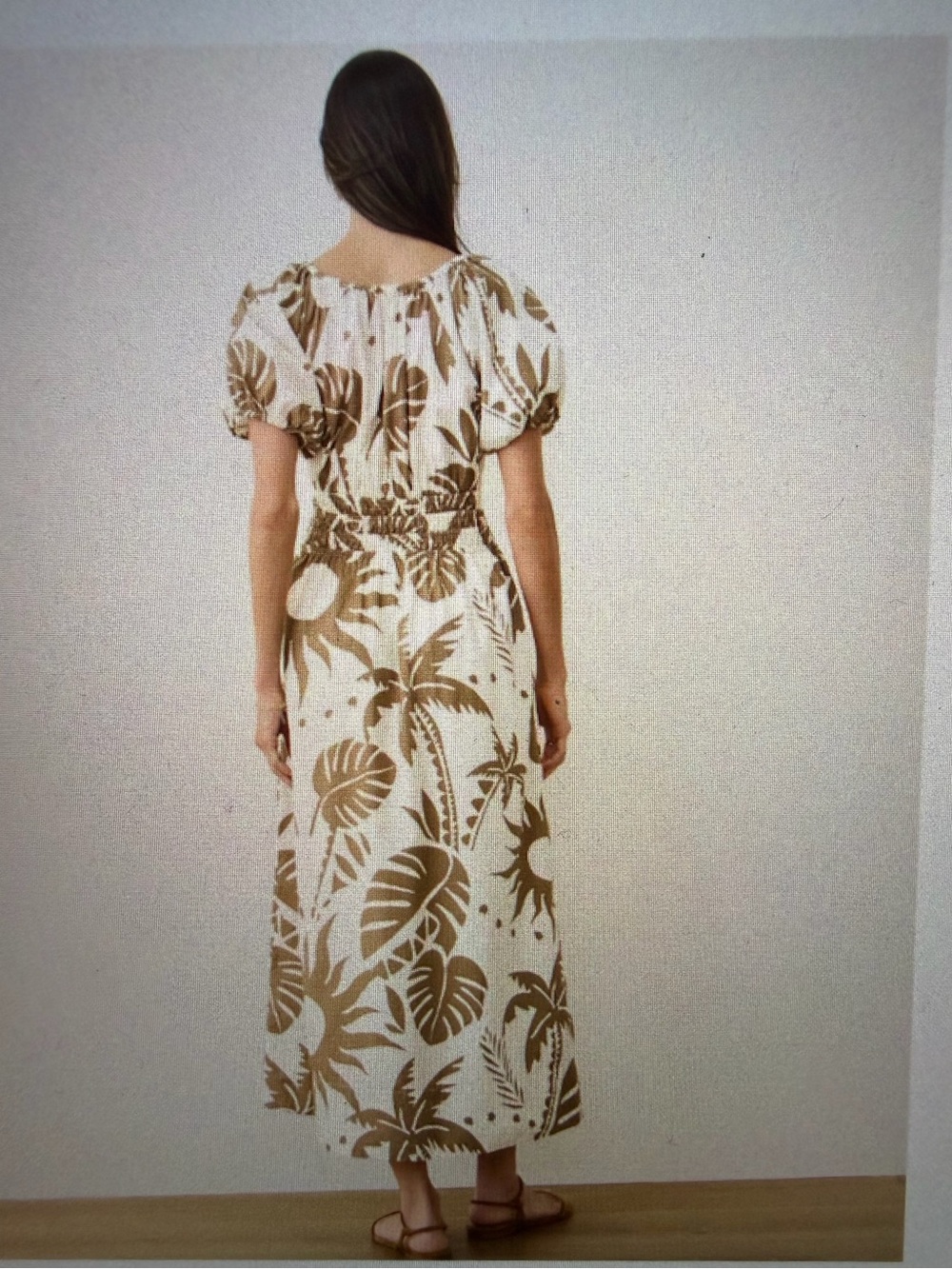 Marine Layer Emery Poplin Midi Dress - Small - Picture 2 of 6